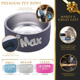 Custom Stainless Steel Dog Bowl