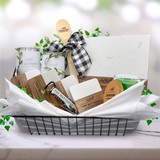 Custom New Home Gift Set - Realtor Closing Gift Basket - Rectangle Stem Style