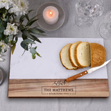 Custom New Home Gift Set - Realtor Closing Gift Basket - Rectangle Stem Style