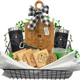 Personalized Realtor Closing Gift Basket - New Home Housewarming Gift Set  - Hearth Style
