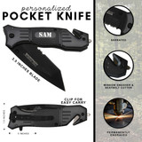 Personalized Rescue Tactical Pocket Knife