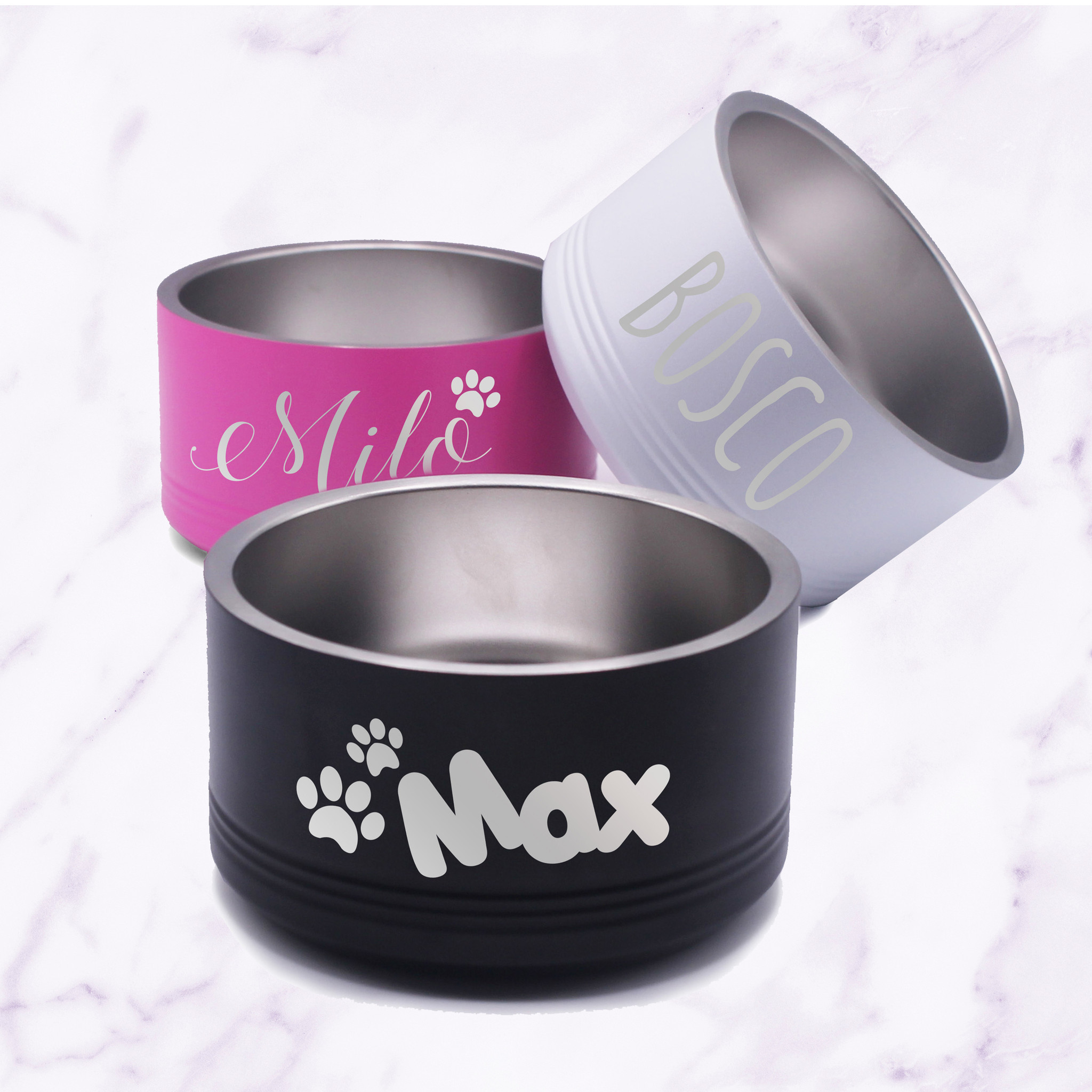 Custom Stainless Steel Dog Bowl