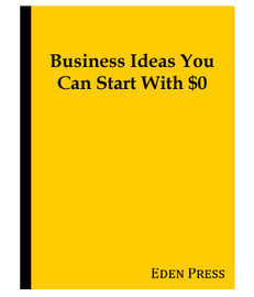 Business Ideas You Can Start With $0 (eBook)