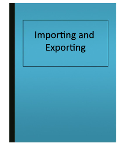 Importing and Exporting