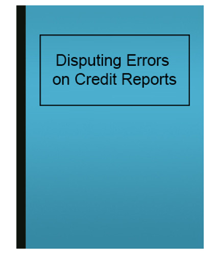 Disputing Errors on Credit Reports
