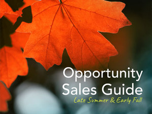 Fall Opportunity Sales Guide