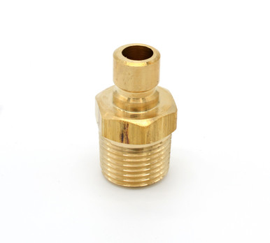 クイボくんページ Male Quick Coupler, Brass, 1/2