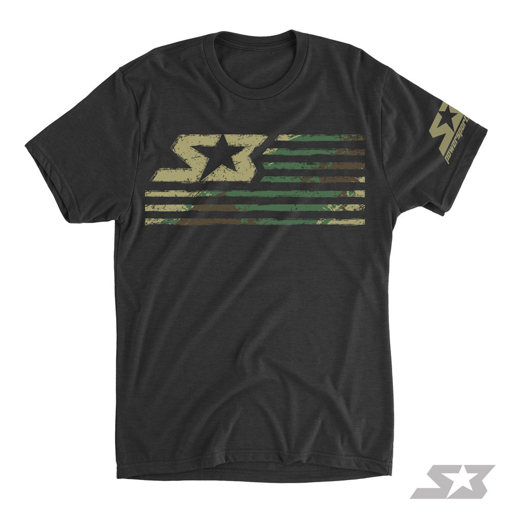 S3 Nation Liber-tee T-Shirt - Camo | S3 Power Sports