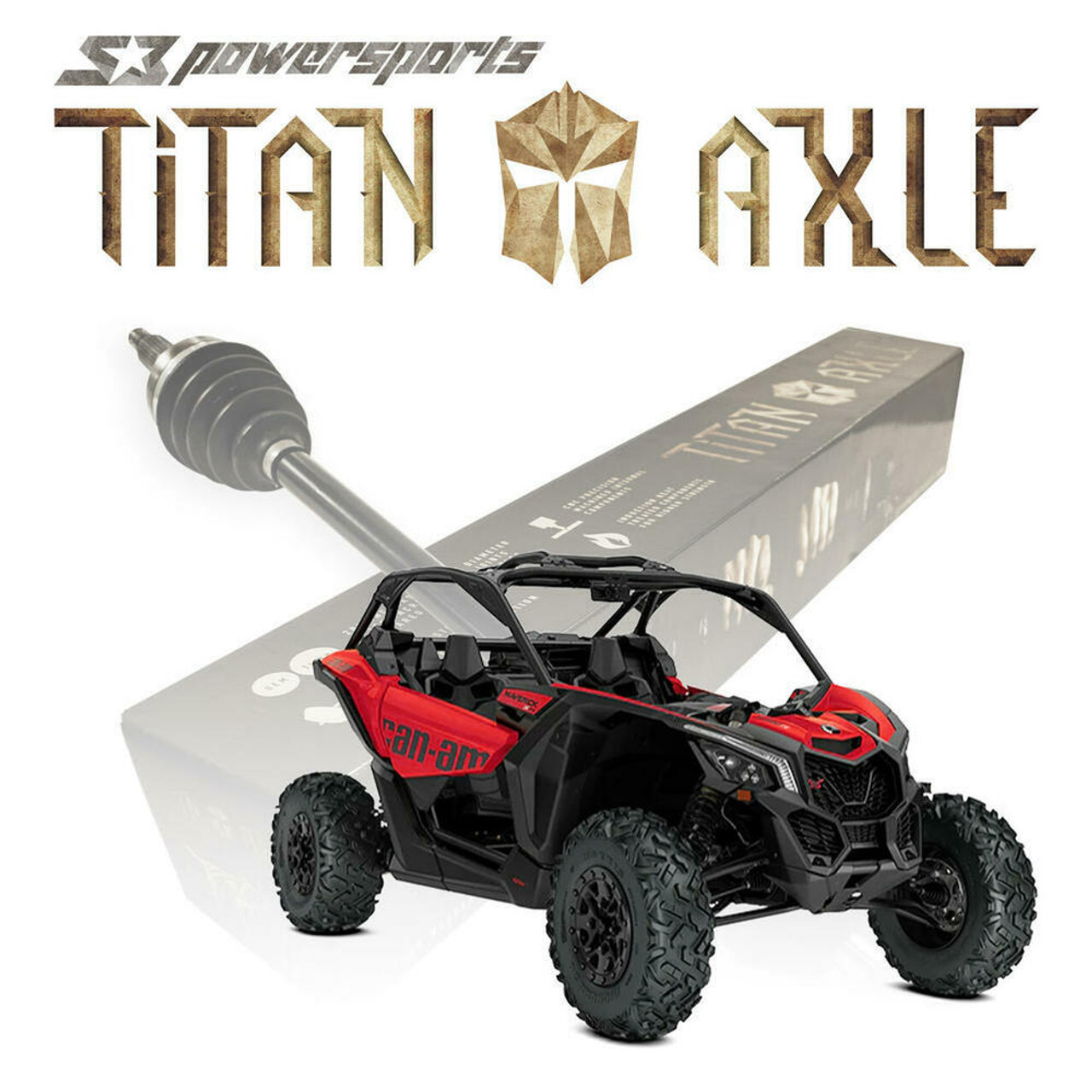 Titan Can-Am Maverick X3 Axles | S3 Power Sports