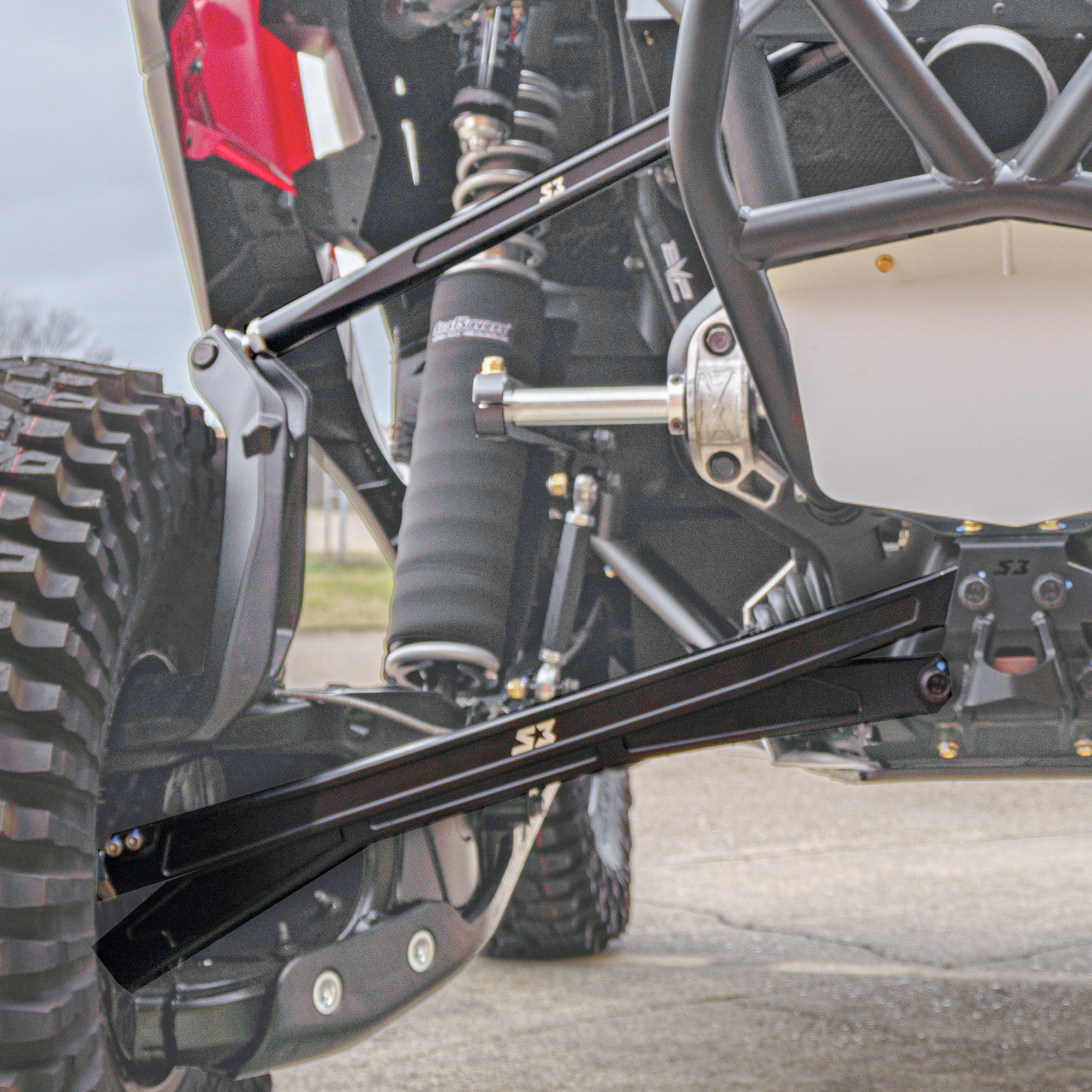 クラブ R oma R o R ay Can-Am Maverick R Billet Aluminum High Clearance Radius Rods | S3