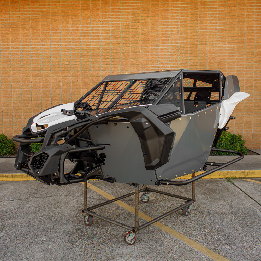 | Build Custom X3 Maverick Can-Am 2023 ドラム缶remake3BOX！シルバー＆ブラック ミッチ品 S3 Sports Power 棚・シェルフ・ラック