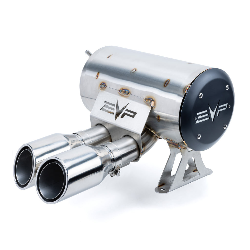 【やま】Creek MTCW EVOⅡ Can-Am Maverick R Racing Dynamic Twin Exit Muffler | Evolution