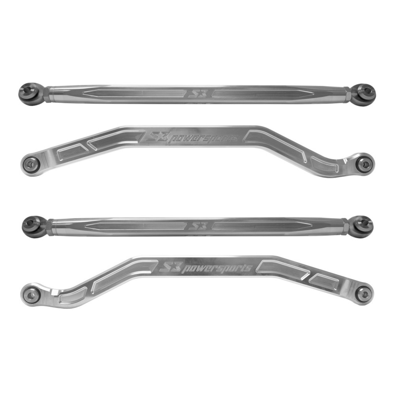 S*3様 KESSLER Race Titanium 6mm径ベイル アルペンビ Polaris RZR Pro S Billet Aluminum High Clearance Radius Rods | S3