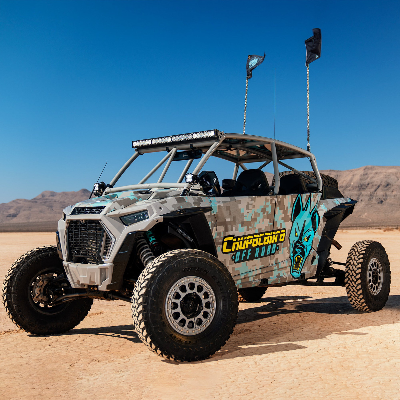 Cuero Pro Mirror Light Combo In Black | Chupacabra Offroad | S3