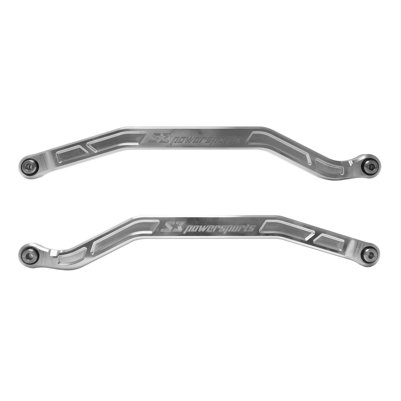 Polaris RZR Pro R / RZR Turbo R / RZR Pro S Billet Aluminum High Clearance Radius Rods, Lower, S3249, Semi-Gloss Black [Scratch & Dent] - S3 Power Sports