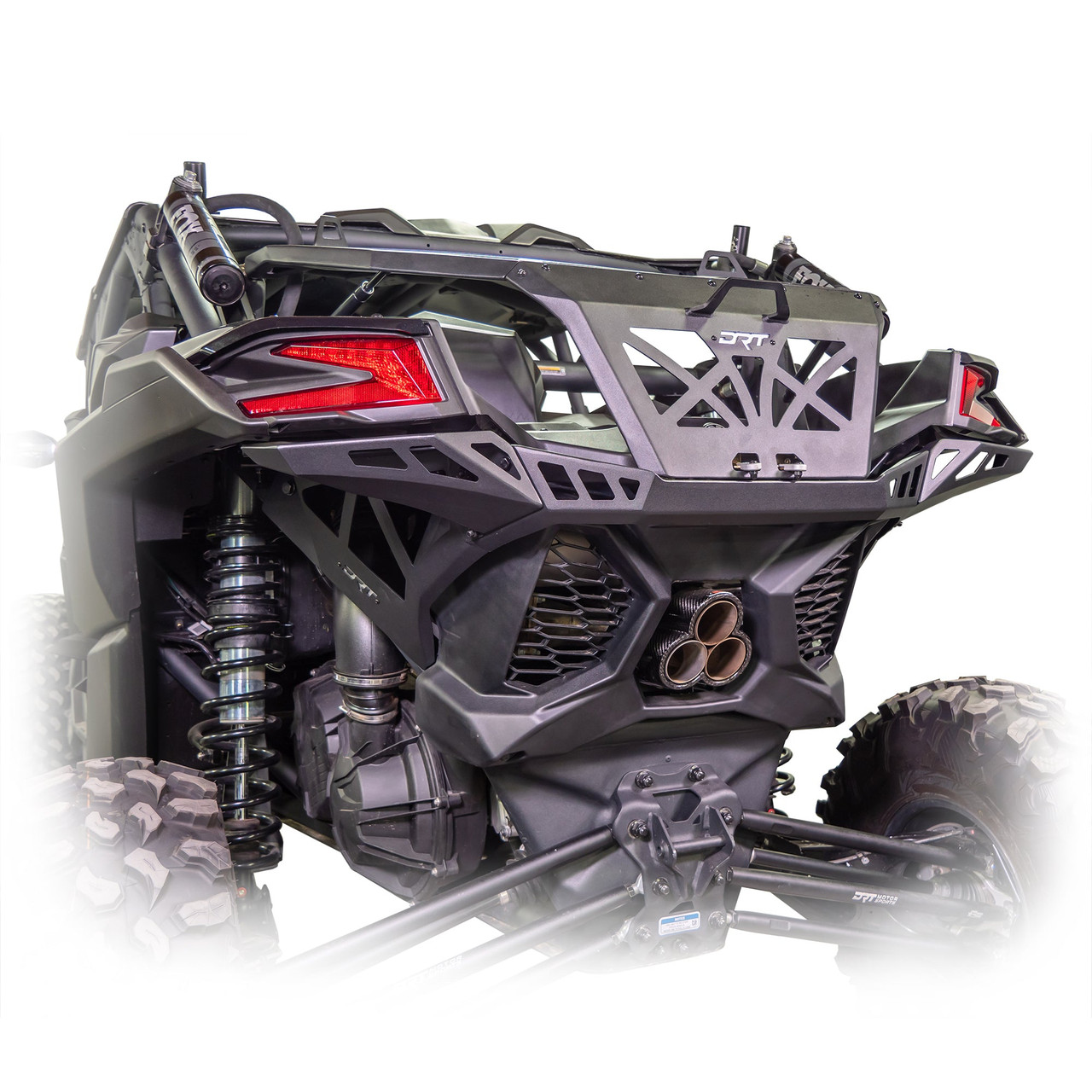 Can-Am Maverick X3 2017+ Tire Carrier / Rear Bumper System - DRT Motorsports