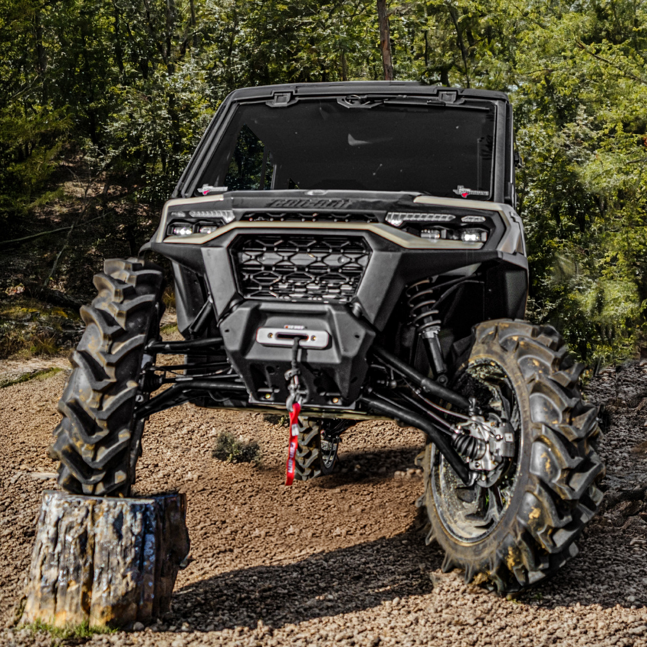 Can-Am Defender HD11 +2" Forward High Clearance A-Arm Kit - S3 Power Sports