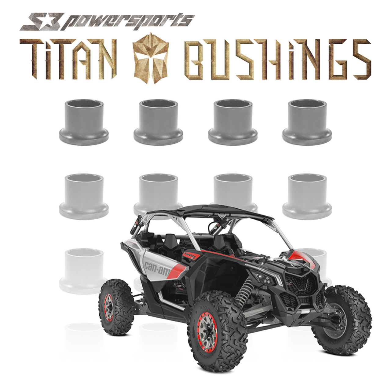 Titan Can-Am Maverick X3 HD Bushing Kits Titan Can-Am Maverick X3 HD Bushing Kits