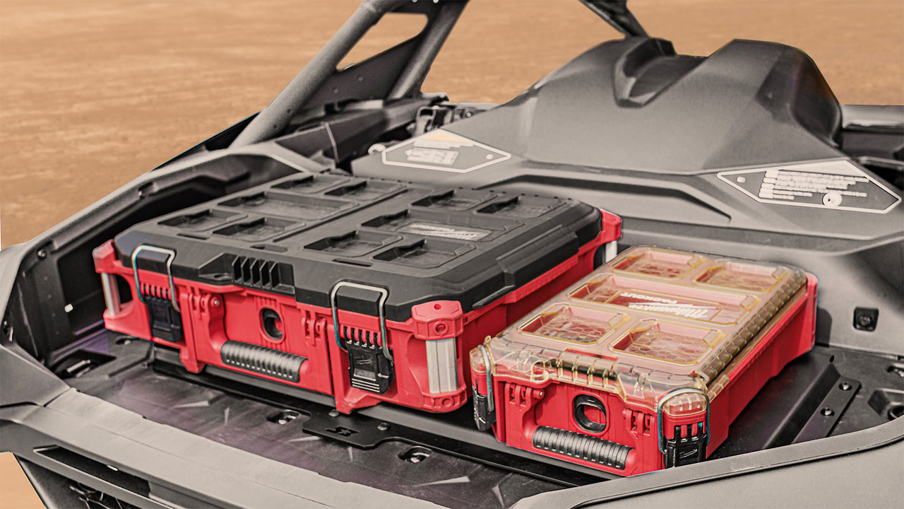 Secure Storage & Organization: PACKOUT Bed Mount for Can-Am Maverick R