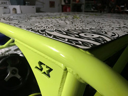 2015 Can-Am Maverick Max X ds Turbo, Black and White / Manta Green