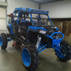 2017 RZR XP 4 1000, Black / Blue