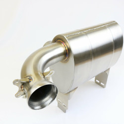 Evolution Powersports Can-Am Maverick X3 Turbo Magnum Slip On Exhaust with Race Bypass Option