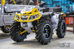 2020 Can-Am Outlander 1000 X mr MAX, Grey and Yellow, Ken Block
