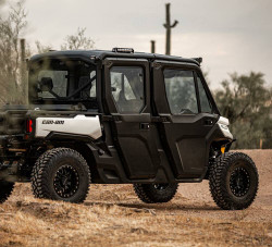 2021 Can-Am Defender Cab, Black and Silver, Jeffries Performance