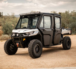 2021 Can-Am Defender Cab, Black and Silver, Jeffries Performance