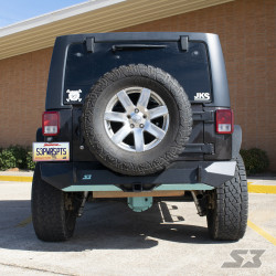 20?? Jeep Wrangler JKU, Black / Aqua, Black Sheep Powder Coating