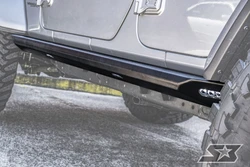 S3 Power Sports Jeep Gladiator JT "Ambush Series" Side Steps / Rock Sliders w/ integrated LED Rock Lights