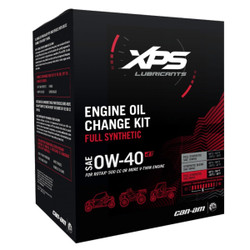 XPS 4T 0W-40 Synthetic Oil Change Kit for Rotax 500cc or More V-Twin Engine