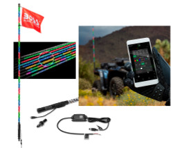 Boss Audio Systems LED Whip Lights App Controlled