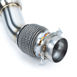 Evolution Powersports Can-Am Maverick R Racing 3" Down Pipe With Bullet Muffler