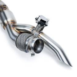 Evolution Powersports Can-Am Maverick R Racing Shocker Electric Side-Dump Down Pipe With Bullet Muffler