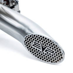 Evolution Powersports Can-Am Maverick R Racing Shocker Electric Side-Dump Down Pipe With Bullet Muffler