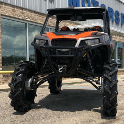 2017 Polaris General Deluxe, Black / Silver / Orange