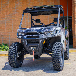 2024 Can-Am Defender Black / White, Big Tex Trailers