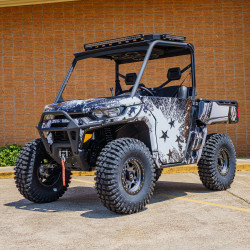 2024 Can-Am Defender Black / White, Big Tex Trailers