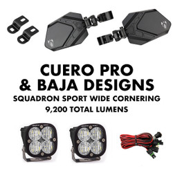 Chupacabra Offroad Cuero Pro Mirror Light Combo In Black