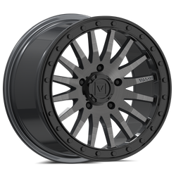 Valor Offroad V06 Brushed Gunmetal UTV Beadlock Wheels