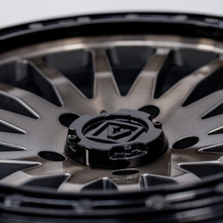 Valor Offroad V06 Brushed Gunmetal UTV Beadlock Wheels