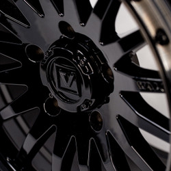 Valor Offroad V06 Gloss Black UTV Beadlock Wheels