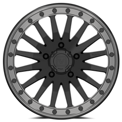 Valor Offroad V06 Gloss Black UTV Beadlock Wheels