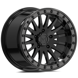 Valor Offroad V06 Gloss Black UTV Beadlock Wheels