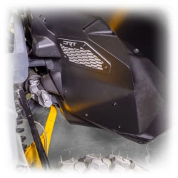 Can-Am 2024+ Maverick R Front Aluminum Rock Guard Kit - DRT Motorsports