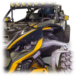 Can-Am 2024+ Maverick R Front Fender Kit - DRT Motorsports