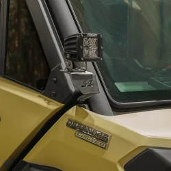 Can-Am Defender A Pillar Light Brackets - S3 Power Sports