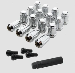 Wheel Pros Lug Nut Installation Kit, 12X1.50mm, Spline, with valves
