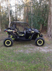 2016 Can-Am Maverick X ds Turbo, Black / Manta Green